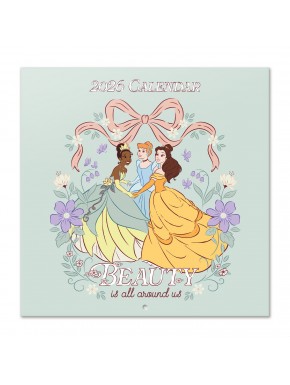 Calendario de pared Disney Princesas 2026