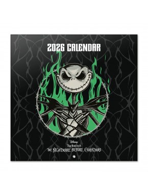 Capa do calendário 2026 O Estranho Mundo de Jack
