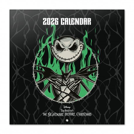 Capa do calendário 2026 O Estranho Mundo de Jack