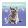 Calendrier Mural 2026 30x30 Chatons