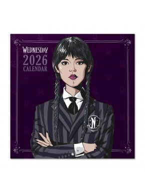Calendario de pared 2026 de Wednesday de 30x30 cm