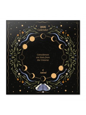 Calendario Astral 2026, diseño místico de pared