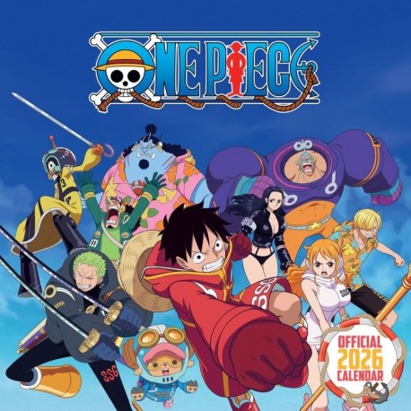 Calendario 2026 de One Piece con personajes principales