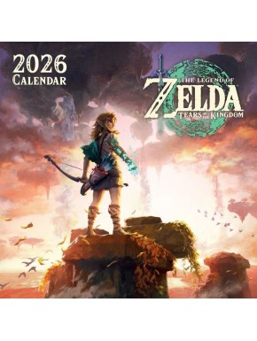 Calendário 2026 The Legend of Zelda 30x30 cm
