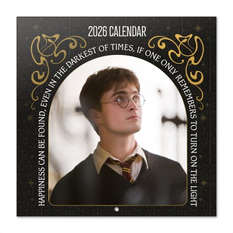 Calendario de pared Harry Potter 2026 con imagen de película