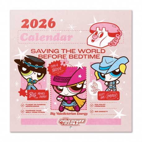 Calendrier 2026 Les Super Nanas format carré