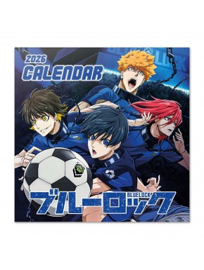 Calendario 2026 Blue Lock con personajes de anime