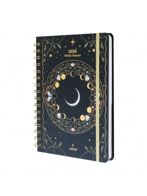 Agenda anual 2026 Astral A5 semana vista