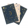Cahiers A5 Design Astral Pack de 3