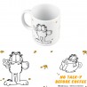 Mug en céramique Garfield sous licence officielle, 350 ml