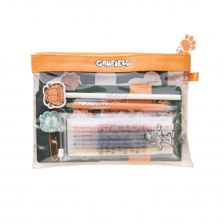 Set de papelería Garfield con cuadernos, lápiz y bolígrafo