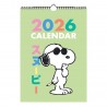 Calendário de Parede 2026 Snoopy A3 12 Meses