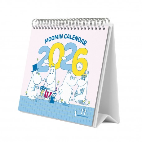 Calendrier de bureau 2026 Moomin avec spirale