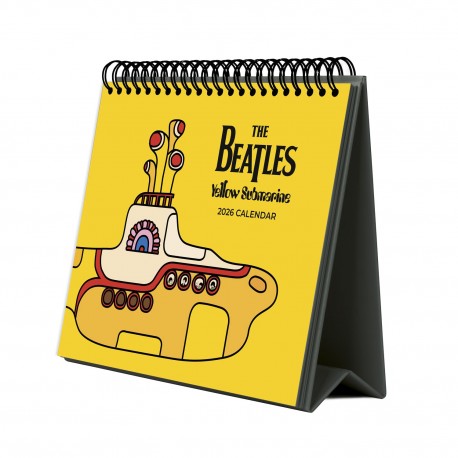 Calendario 2026 The Beatles diseño Yellow Submarine