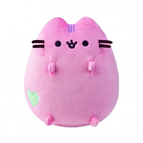 Peluche Pusheen rosa pastel de 18 cm