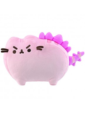 Peluche Pusheen Dinosaurio Rosa de 18,5 cm, poliéster