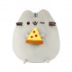 Peluche Pusheen con pizza de 24 cm