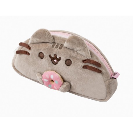 Estuche de felpa Pusheen con donut