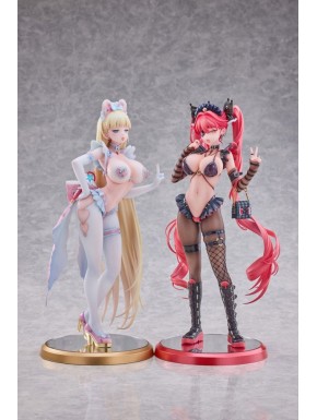 Estatuas PVC Stella & Sadie ilustradas por Mendokusai