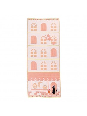 Serviette de bain Kiki, la petite sorcière avec Jiji