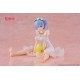 Figura de PVC de Rem de Re:Zero sentada con almohada