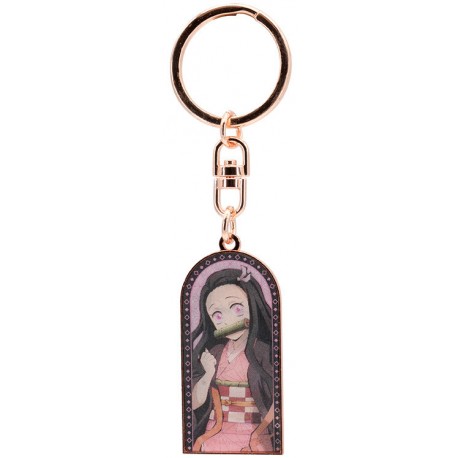 Llavero lenticular de Nezuko de Demon Slayer