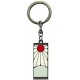 Llavero Demon Slayer con pendiente Hanafuda de Tanjiro