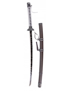 Katana Sekiro en acier avec fourreau en bois de 102 cm