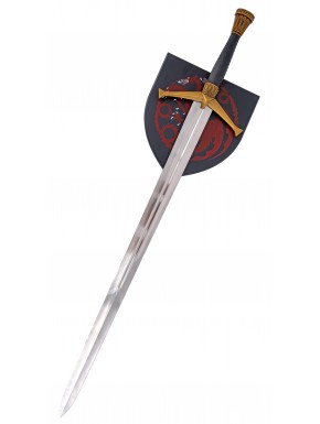 Épée d'Aemond Targaryen avec support de La Maison du Dragon