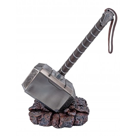Réplique en acier du Marteau de Thor Mjolnir, 49 cm