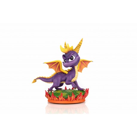 Estatua PVC de Spyro 2 sobre base de fuego
