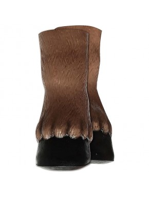 Accesorio manos cascos de caballo marrón GHOULISH