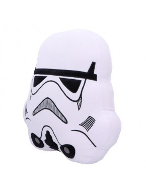 Cojín Stormtrooper blanco y negro de 40 cm
