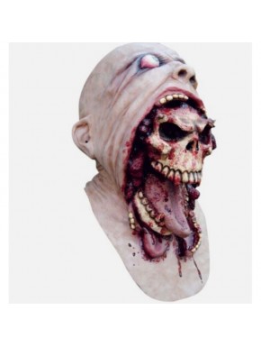 Máscara terrorífica Blurp Charlie de GHOULISH con cráneo expuesto