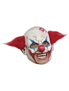 Máscara de látex Clown Deluxe de GHOULISH con diseño impactante