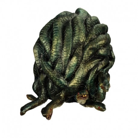 Máscara de látex Medusa con serpientes GHOULISH