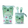 Oh My Pop Froggy Trousse Crayon Mignon + Stylo Multicolore et Gel Effaçable