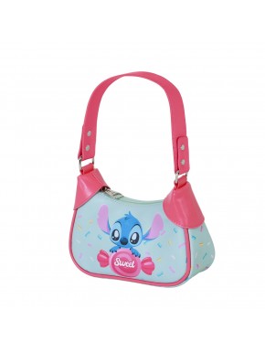 Bolso de hombro azul con diseño de Stitch de Disney