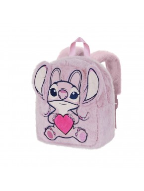 Mochila rosa de peluche Disney Lilo y Stitch Angel