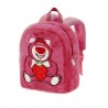 Mochila de Pelúcia Disney Lotso Abraço Morango, Rosa