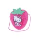 Bolso bandolera Hello Kitty fresa rosa