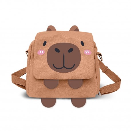 Sac à dos multicolore kawaii Capybara Oh My Pop