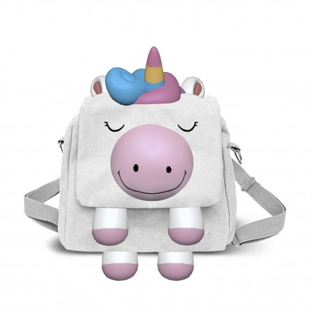 Bolso-mochila kawaii de unicornio multicolor Oh My Pop