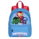 Mochila azul Marvel Vingadores para pré-escolar