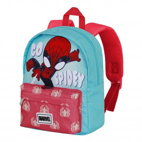 Mochila pré-escolar vermelha Marvel Spiderman da Karactermania