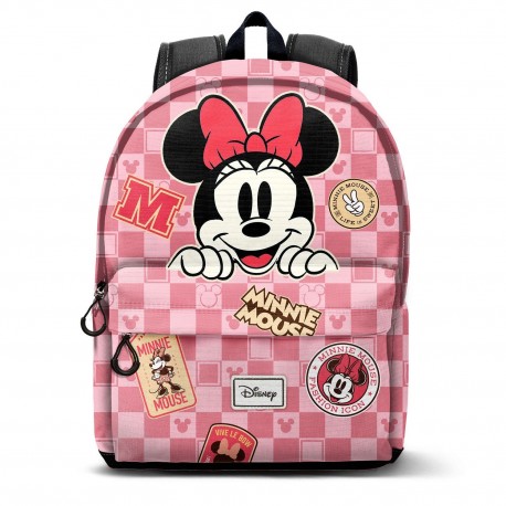 Mochila rosa Minnie Mouse da Disney com design marcante