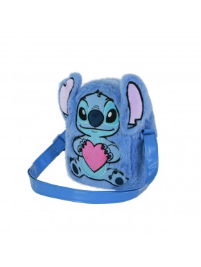 Bolso bandolera azul de Lilo y Stitch de peluche
