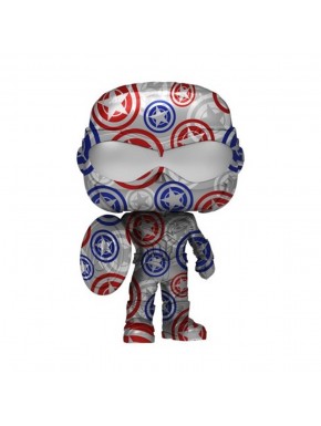 Funko Pop de Falcon en Captain America avec boucliers