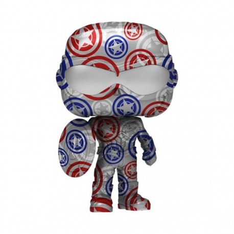 Funko Pop de Falcon en Captain America avec boucliers
