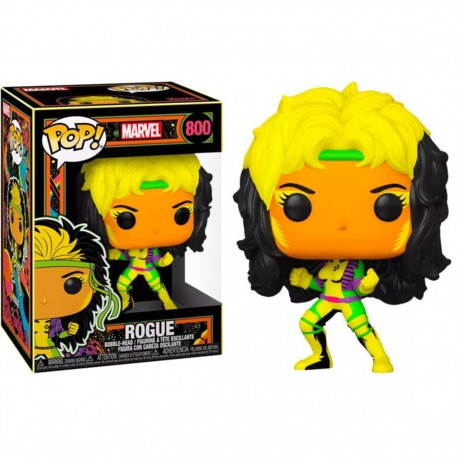 Funko Pop Marvel Black Light Rogue avec éclat spécial